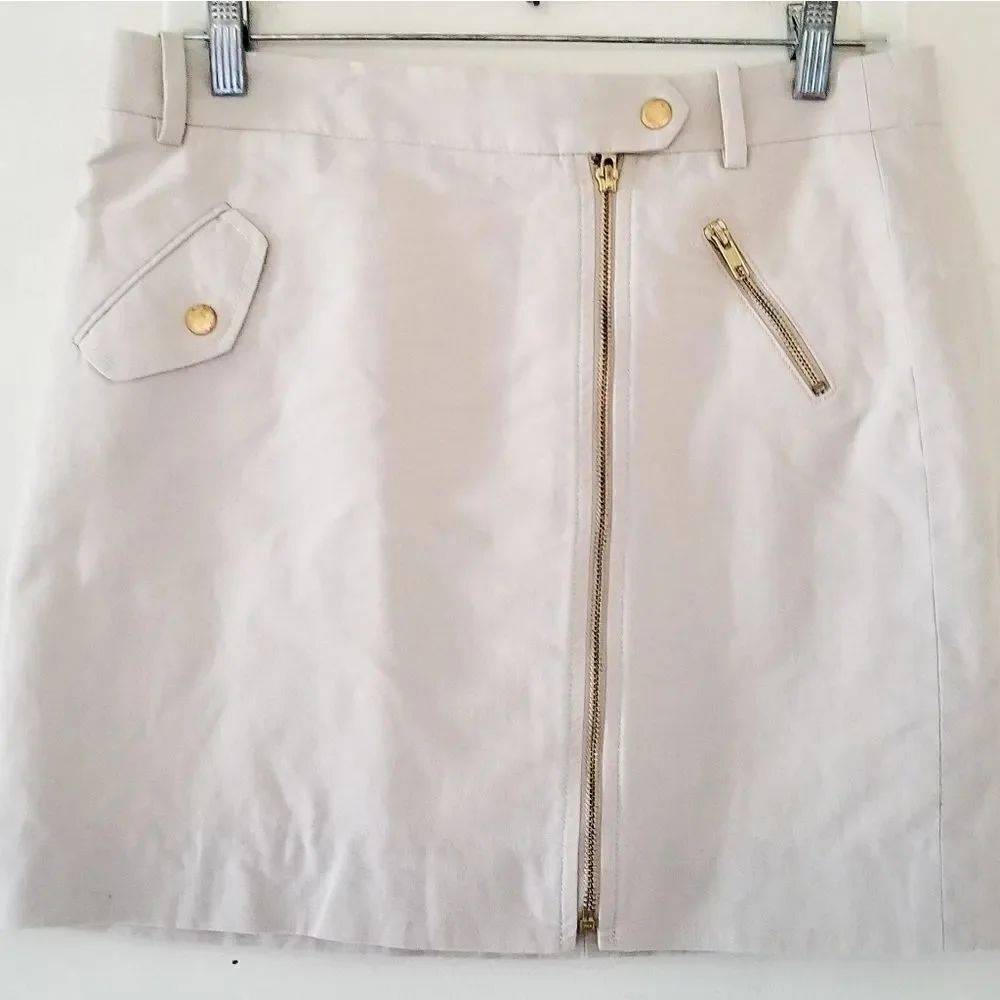 J Crew factory mini skirt asymmetrical accent